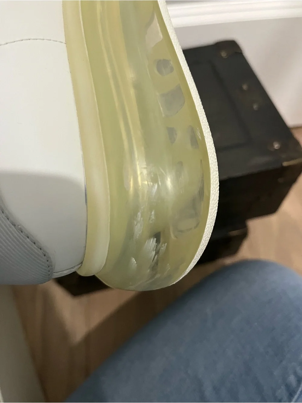 Alexander McQueen White and Silver Sneaker Box